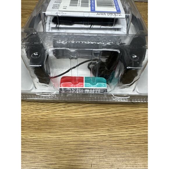 Aiwa Personal AM/FM Radio Cassette Player Headphones HS-TA164 NEW SEALED - Picture 6 of 8